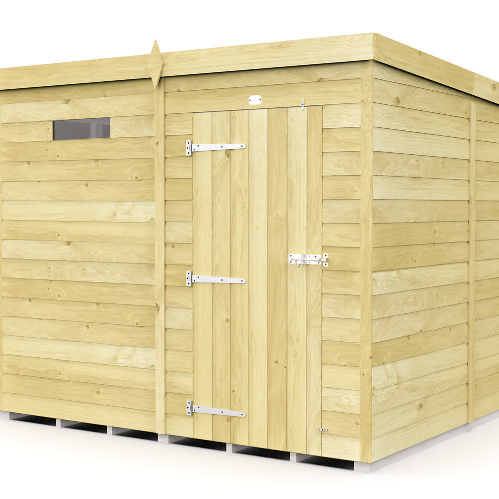8ft Pent Security Shed