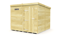 8ft Pent Security Shed