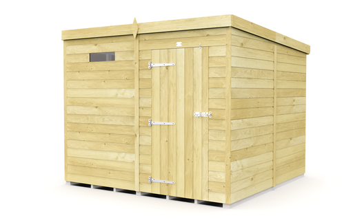 8ft Pent Security Shed