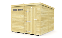 8ft Pent Security Shed