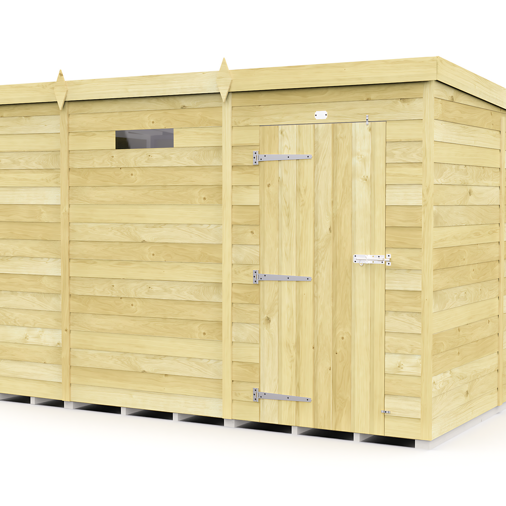 8ft Pent Security Shed