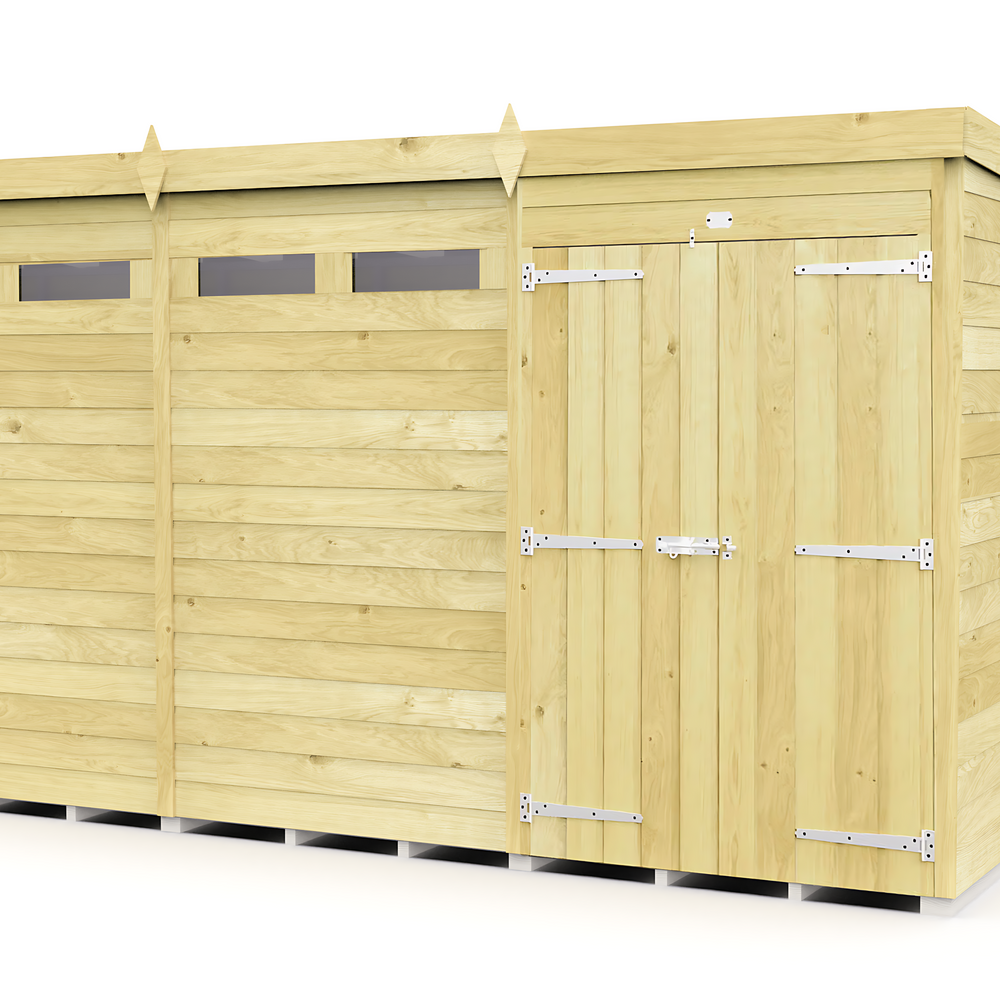 8ft Pent Security Shed