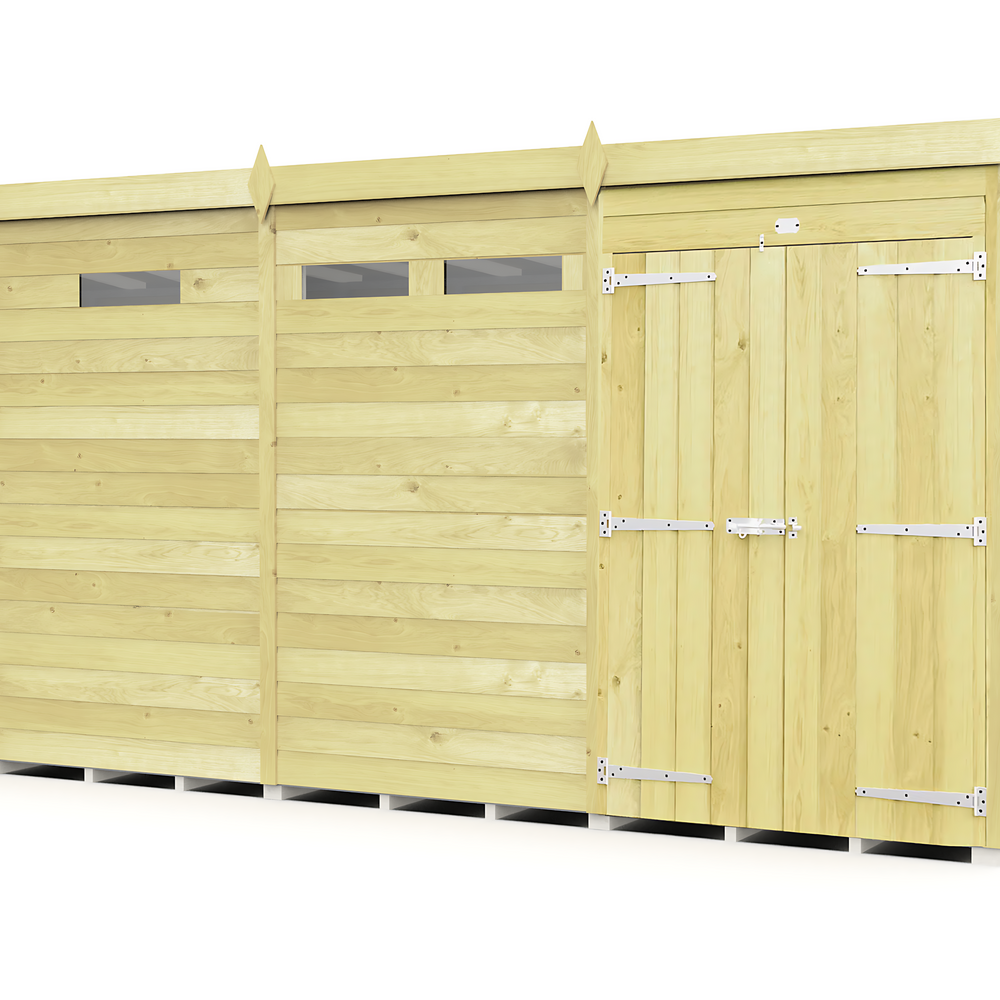 8ft Pent Security Shed