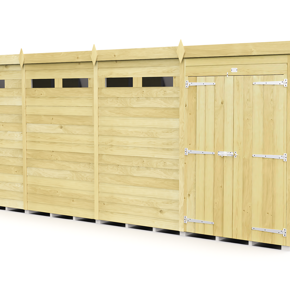 8ft Pent Security Shed