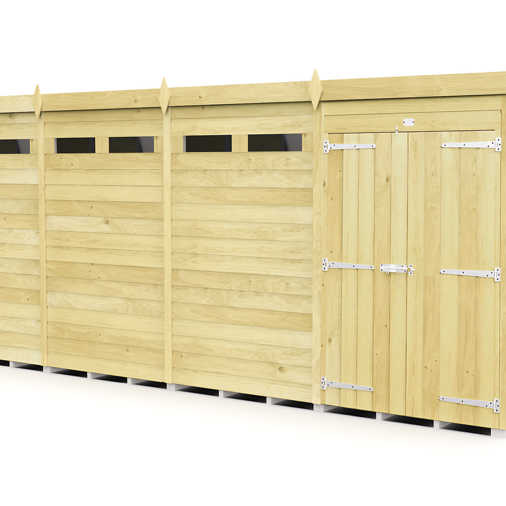 8ft Pent Security Shed