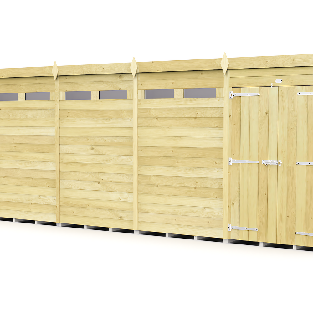 8ft Pent Security Shed