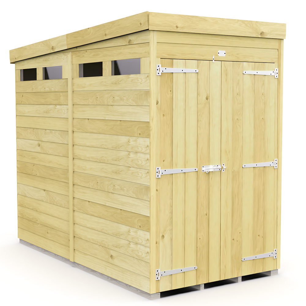 8ft Pent Security Shed