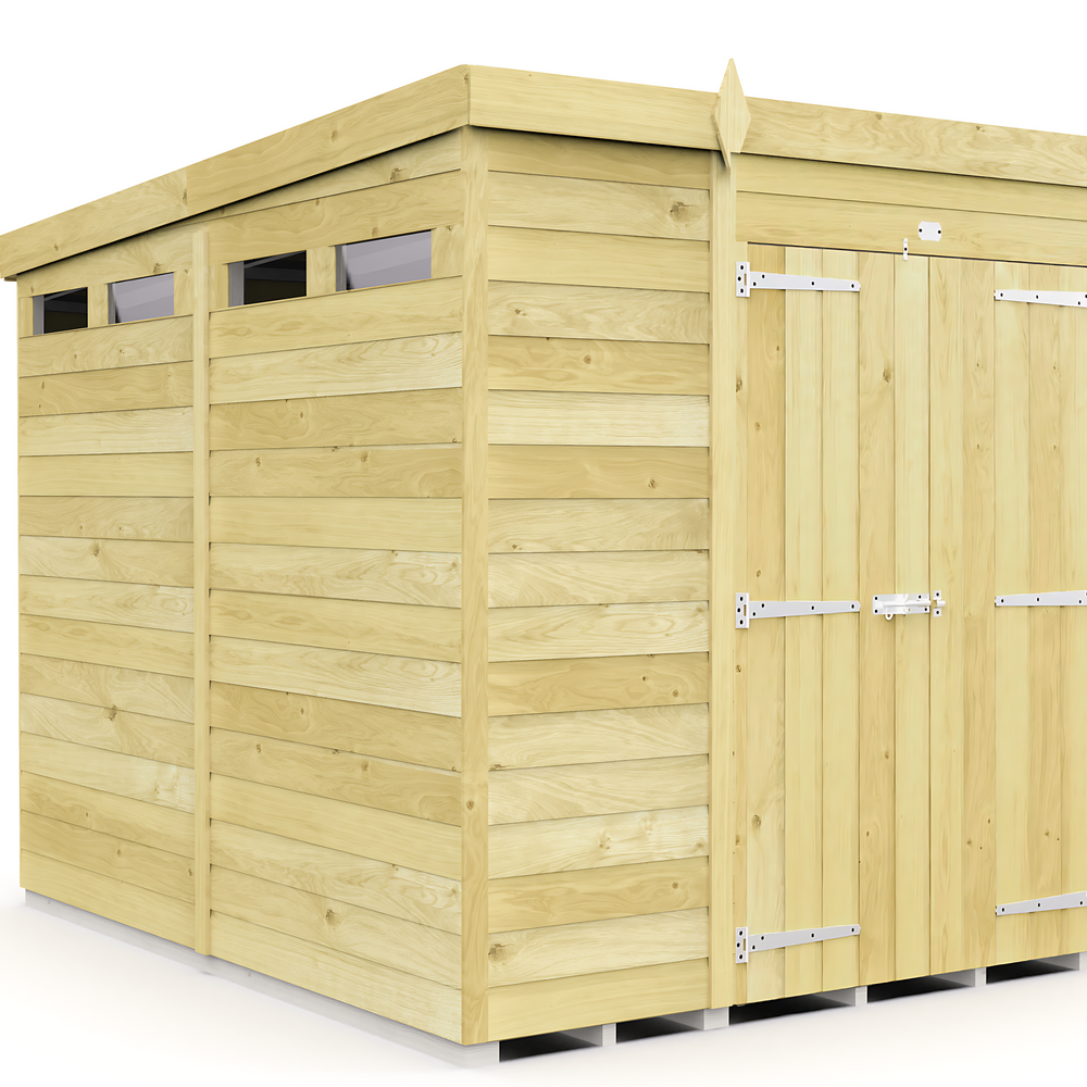 8ft Pent Security Shed