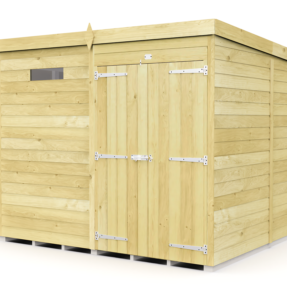8ft Pent Security Shed