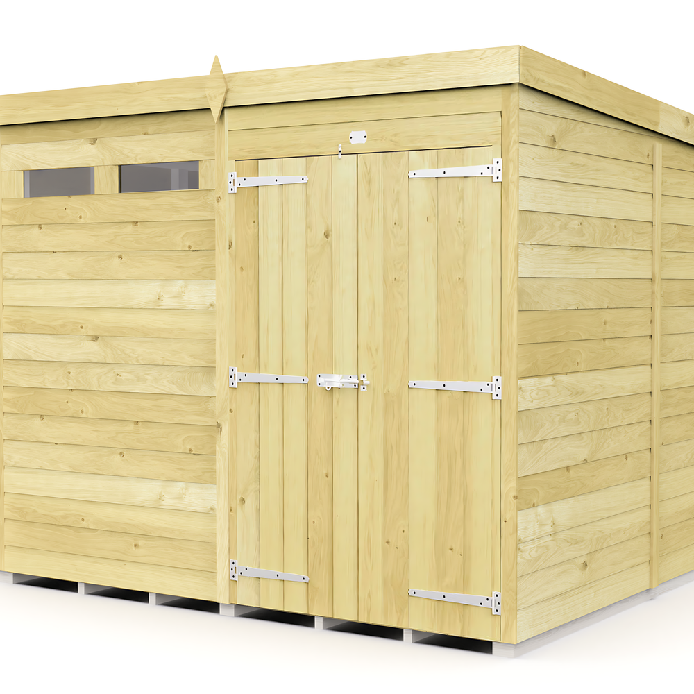 8ft Pent Security Shed