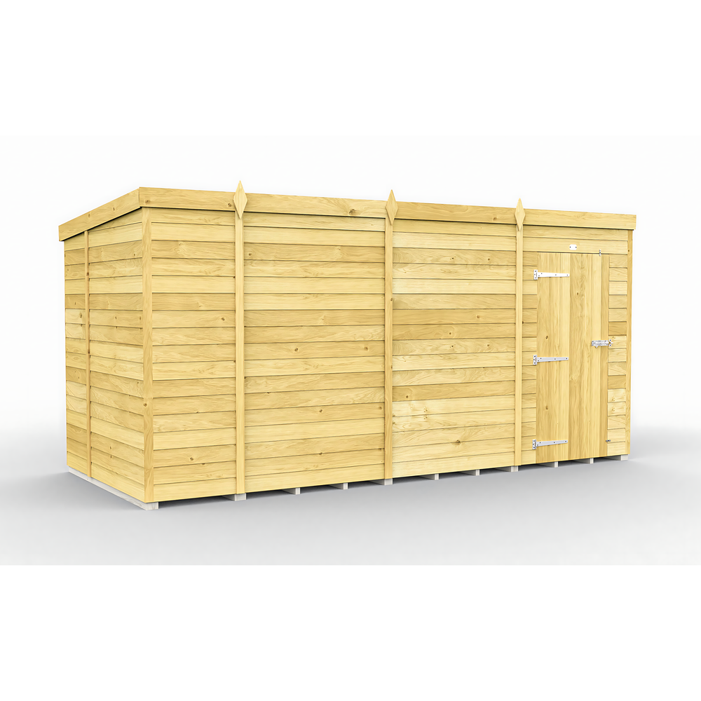 6ft Pent Shed