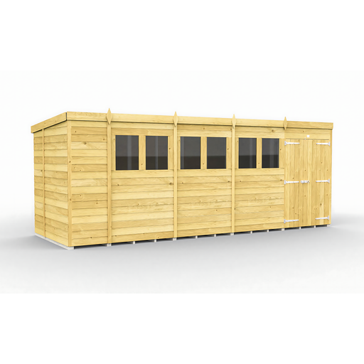 6ft Pent Shed