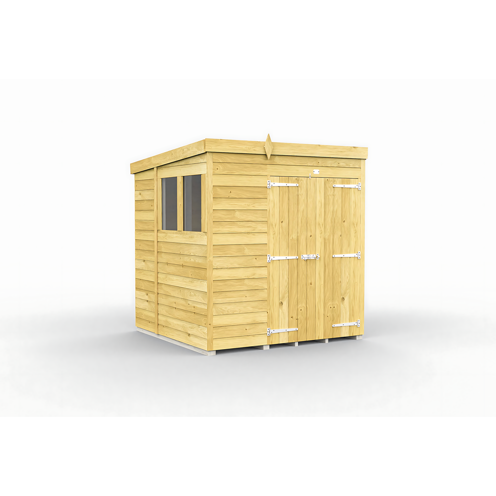 6ft Pent Shed