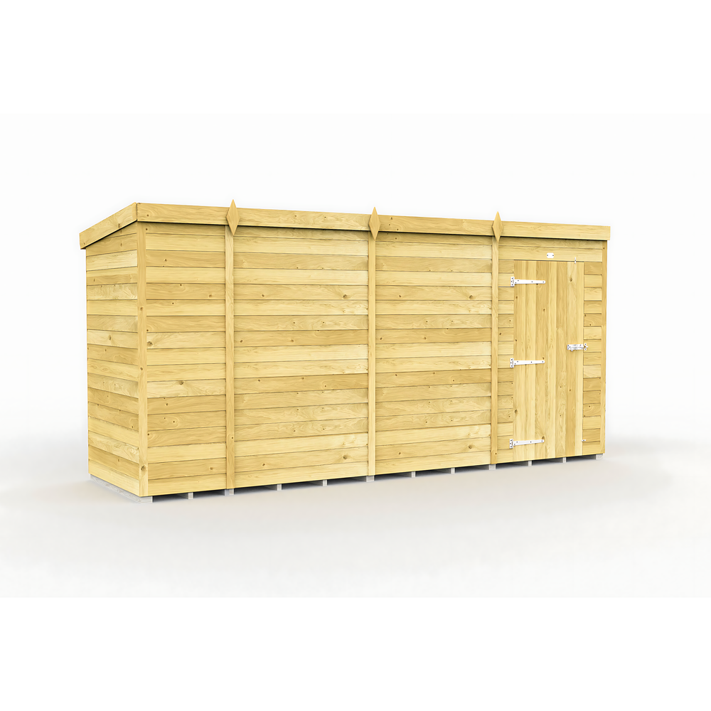 4ft Pent Shed