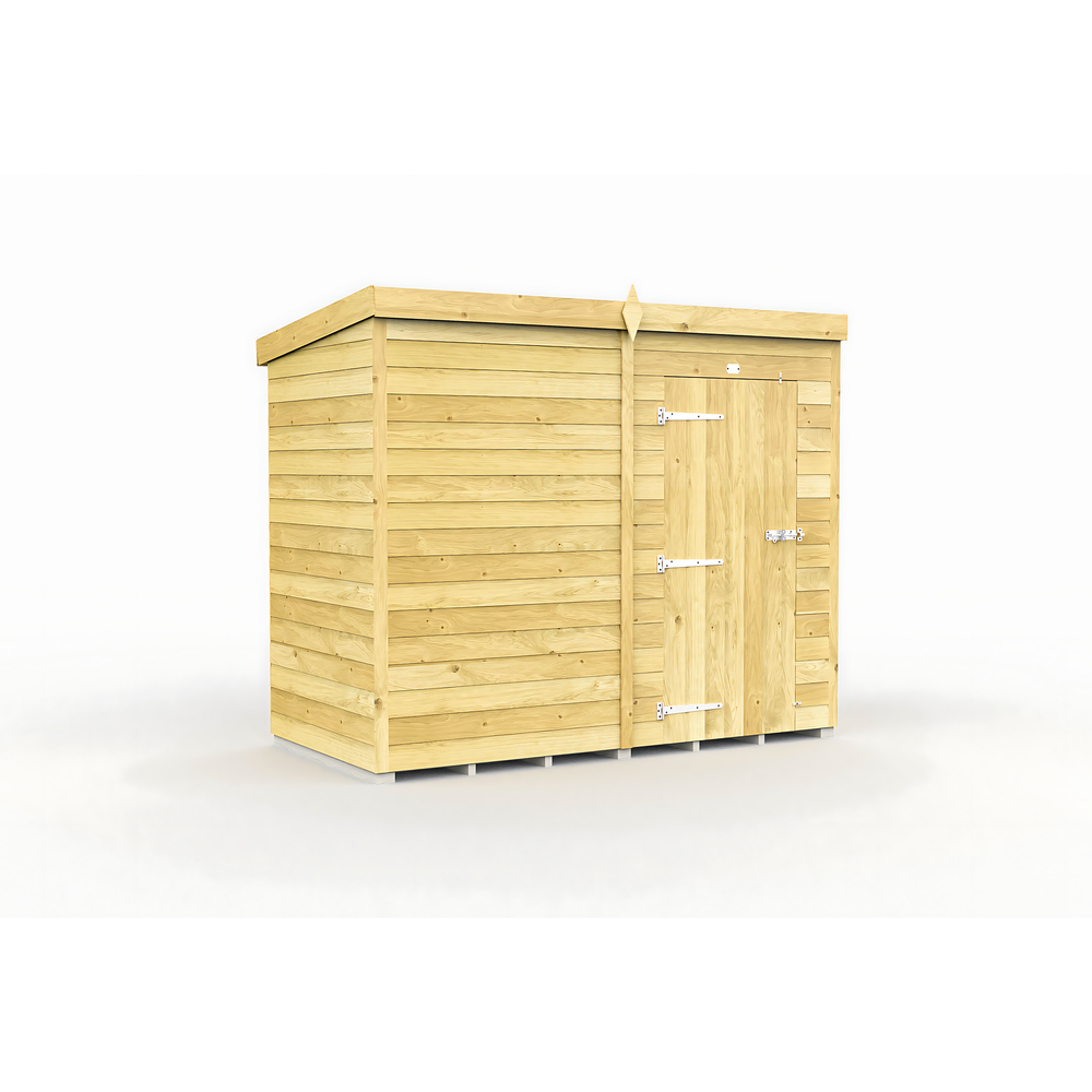 4ft Pent Shed