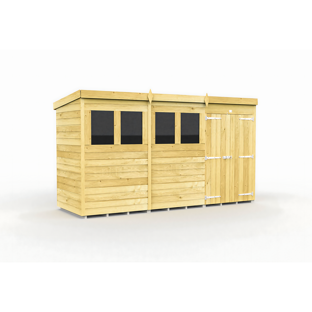 4ft Pent Shed
