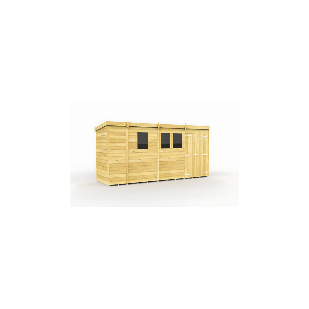 4ft Pent Shed