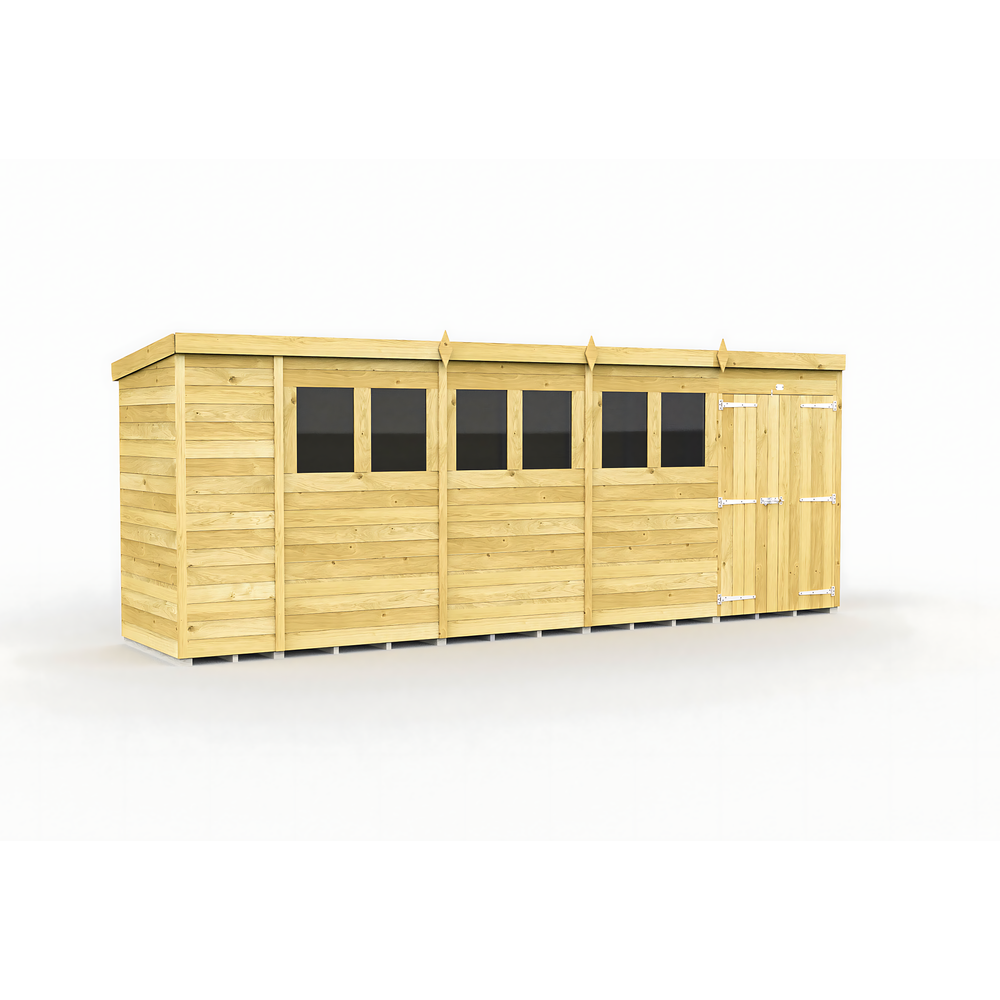 4ft Pent Shed