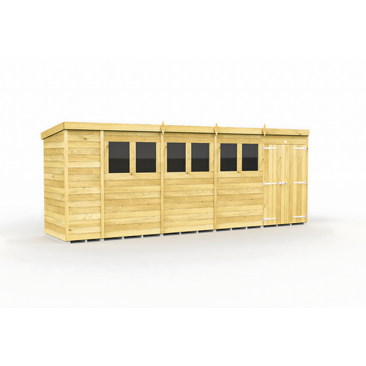 4ft Pent Shed