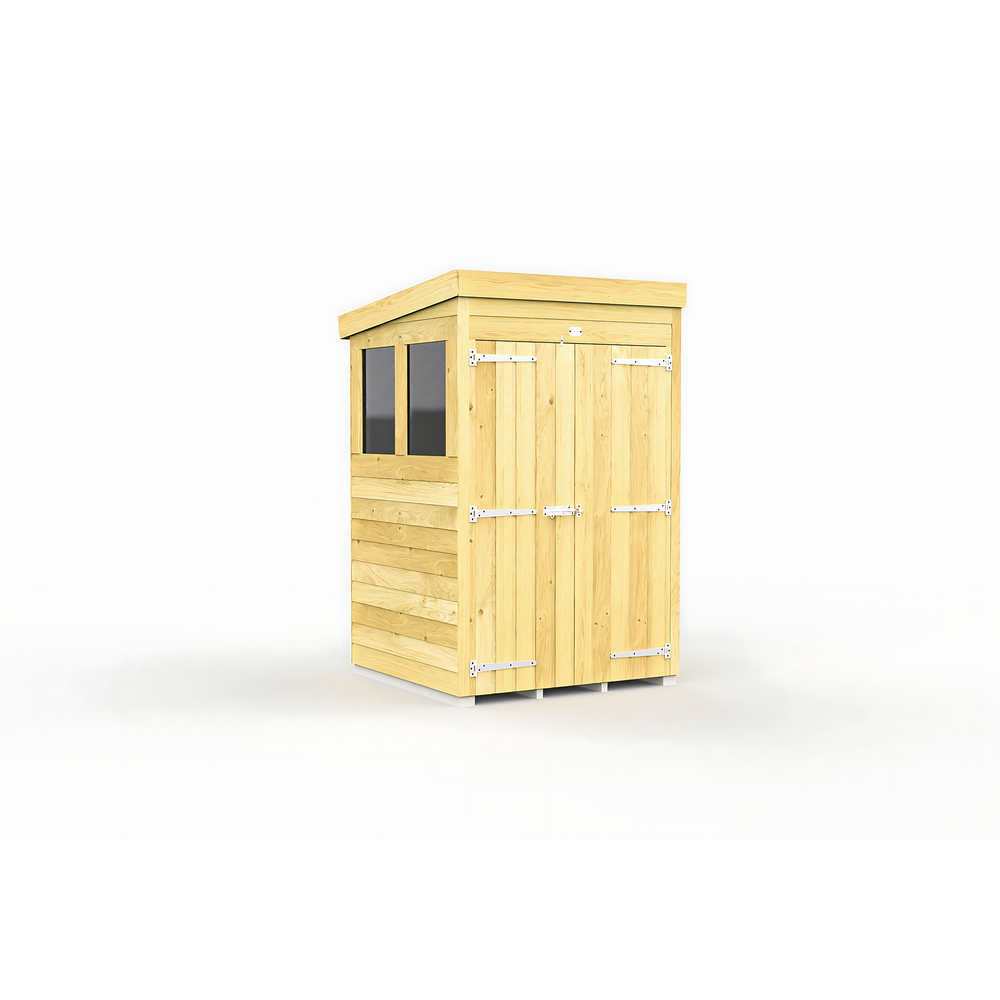 4ft Pent Shed