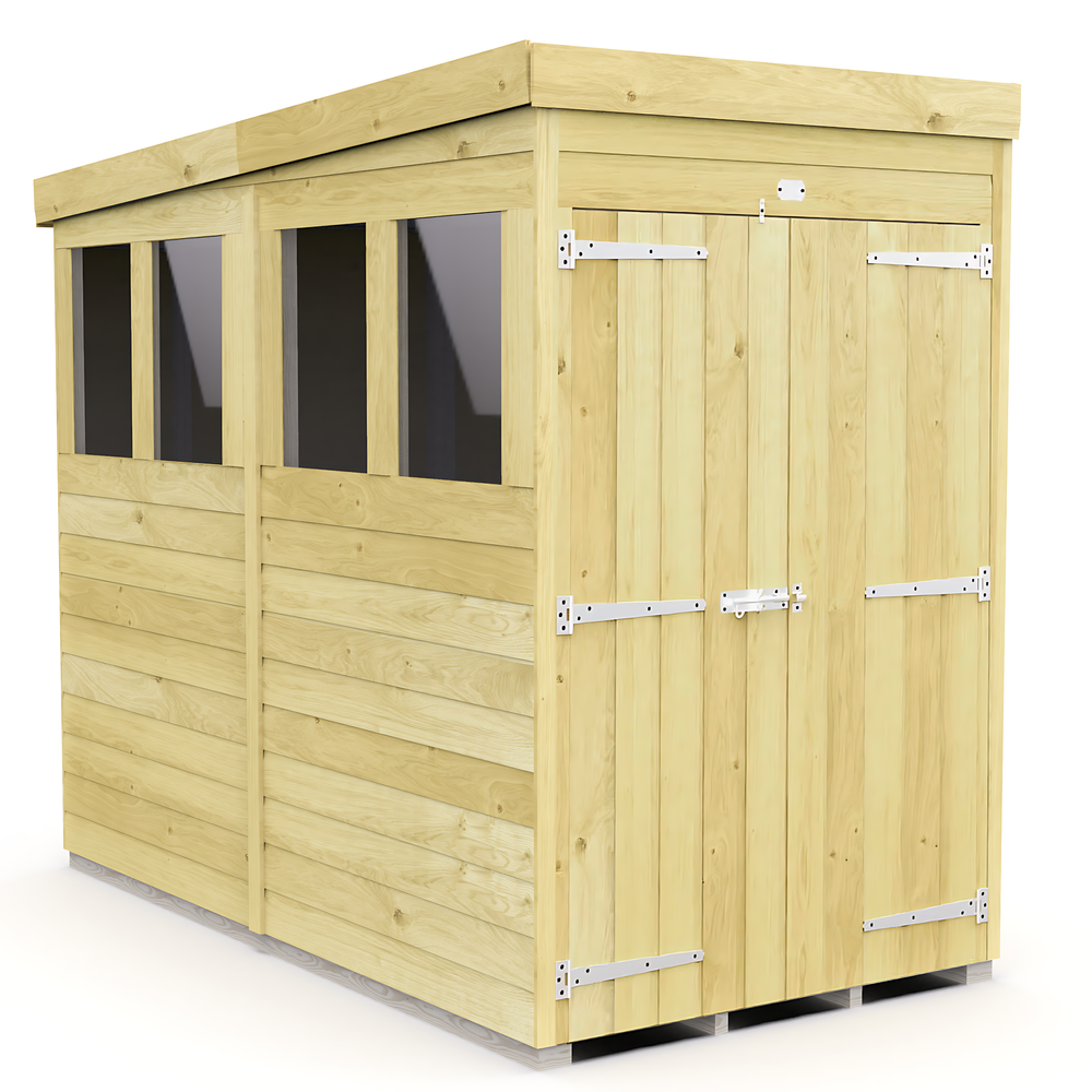 8ft x 4ft Pent Shed