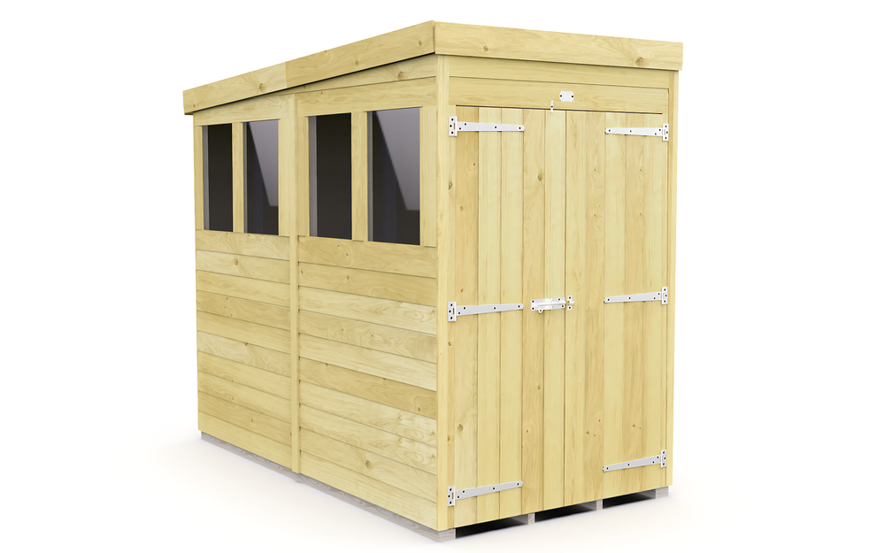 8ft x 4ft Pent Shed