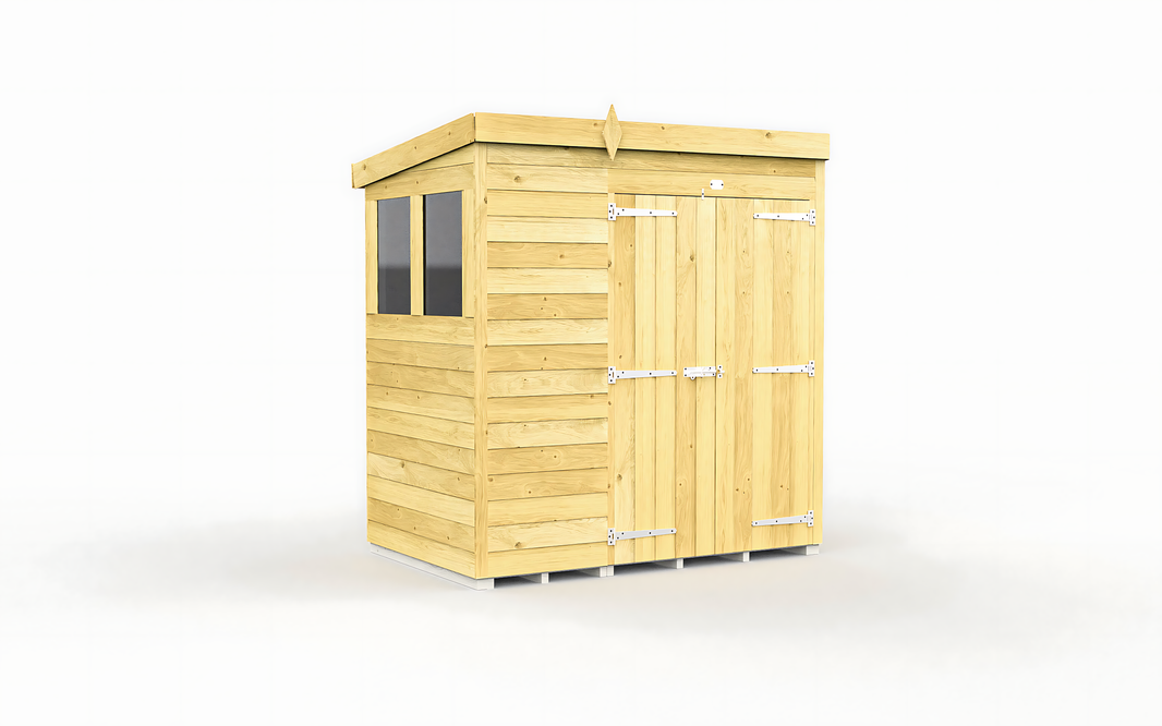 4ft x 7ft Pent Shed