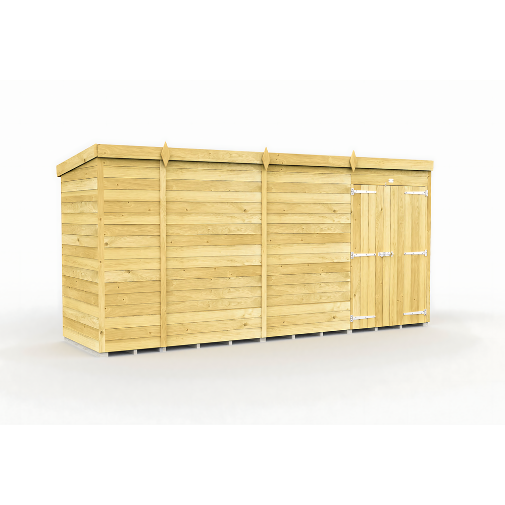 4ft Pent Shed