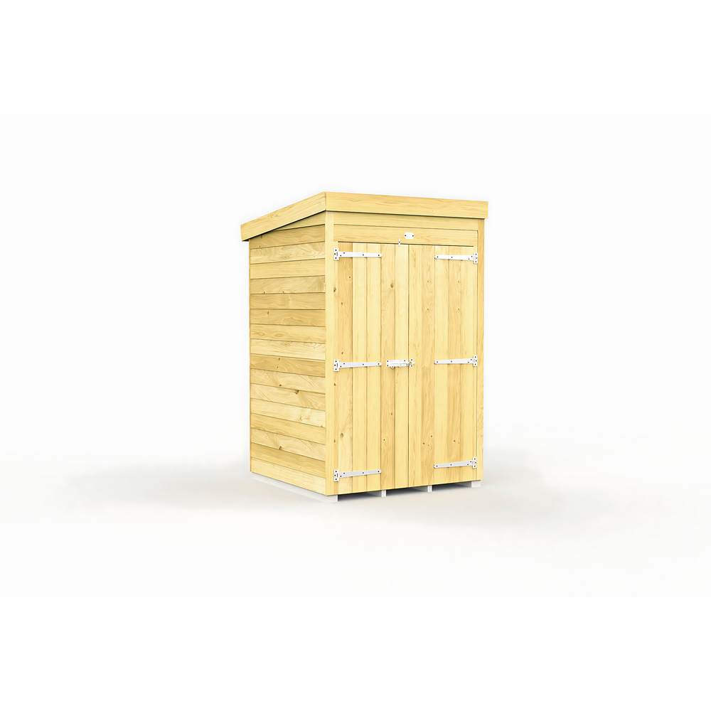 4ft Pent Shed