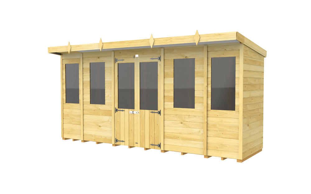 4ft Pent Summer House