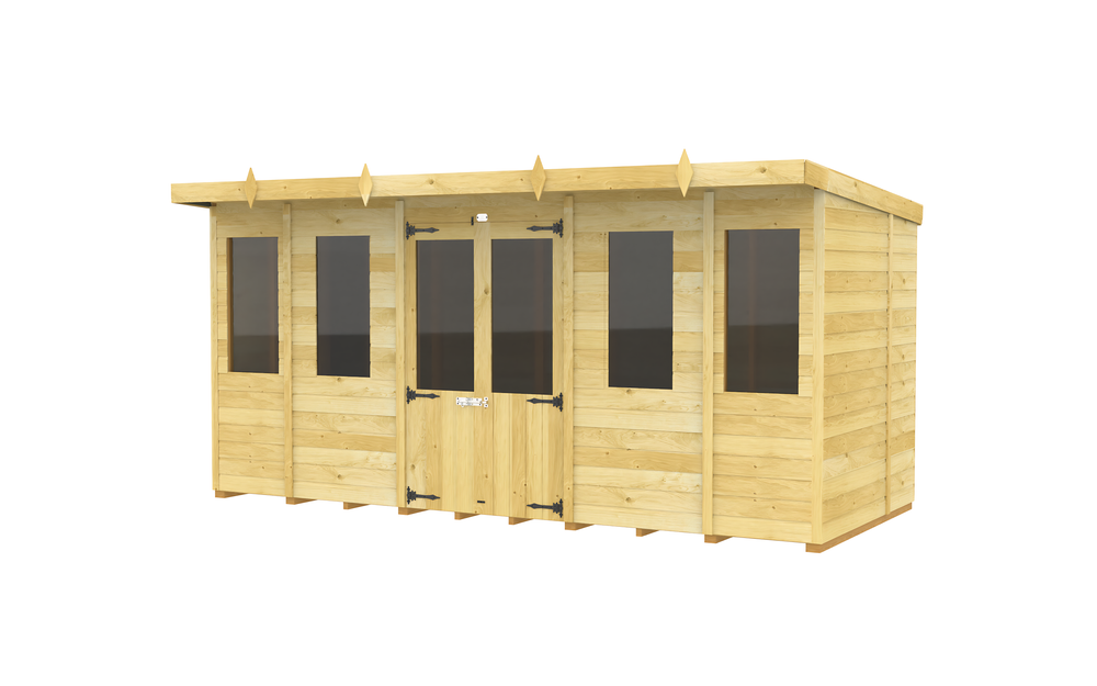 7ft Pent Summer House
