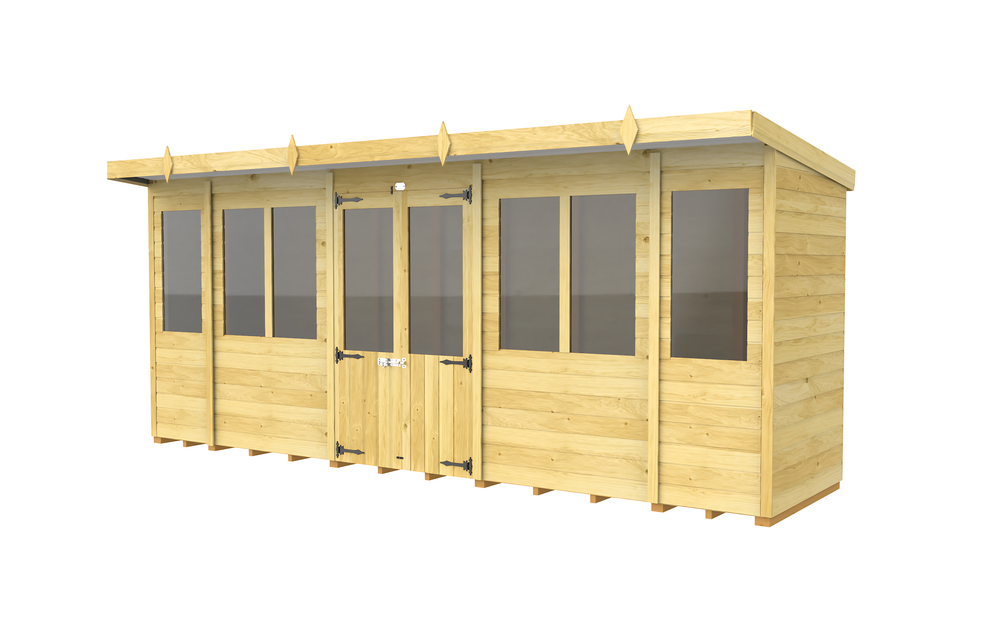 4ft Pent Summer House