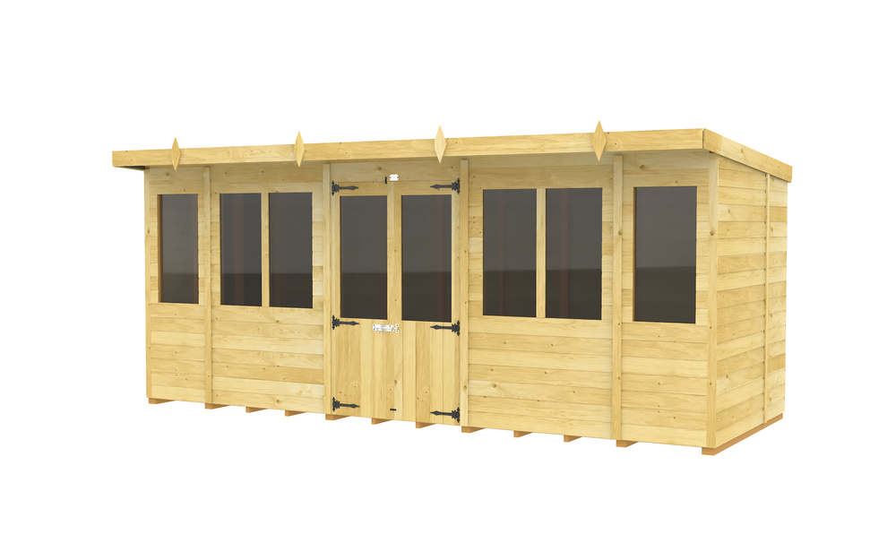 7ft Pent Summer House