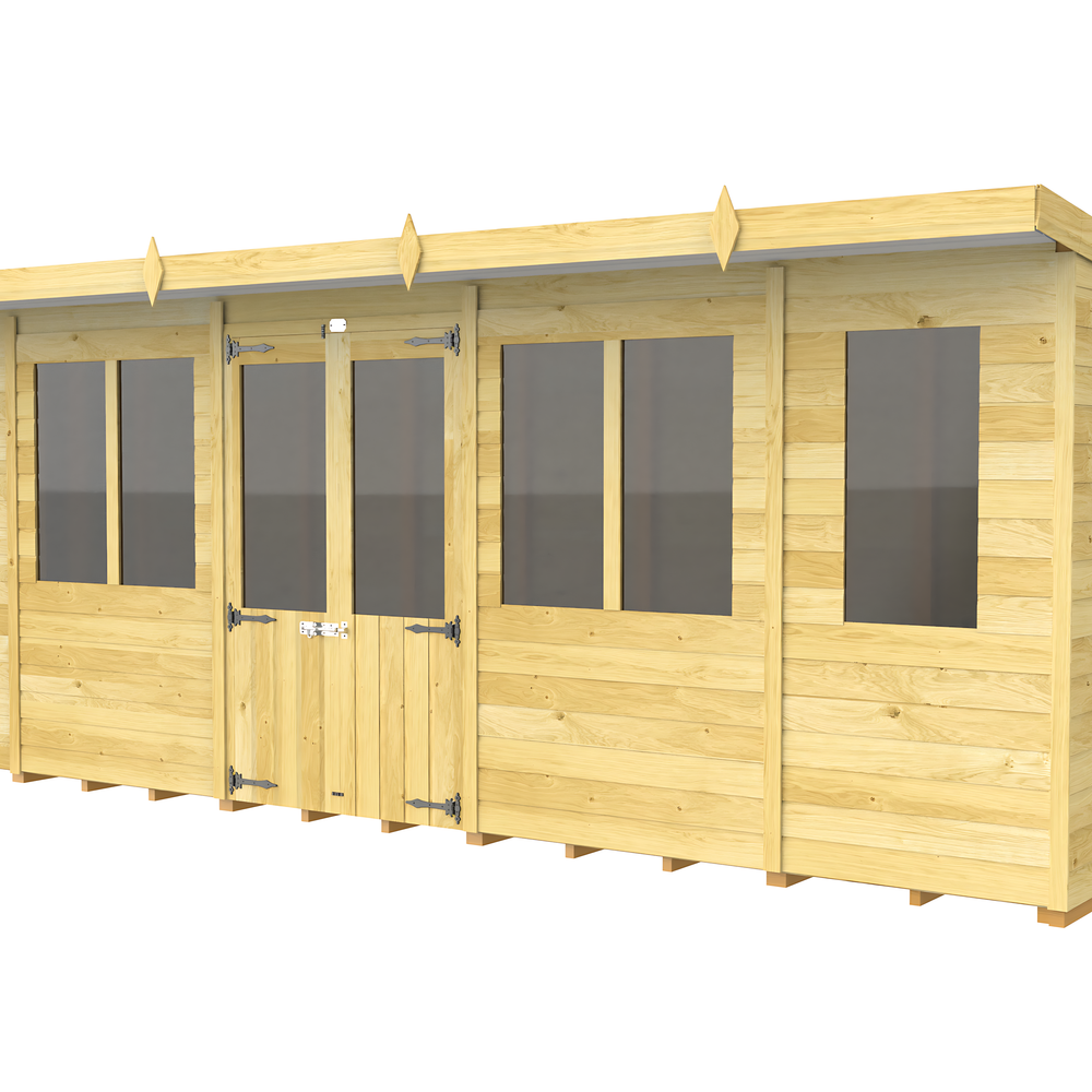 4ft Pent Summer House