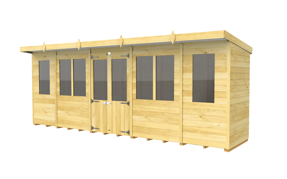 4ft Pent Summer House