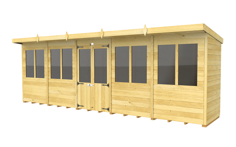 4ft Pent Summer House