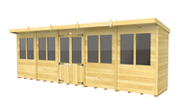 4ft Pent Summer House