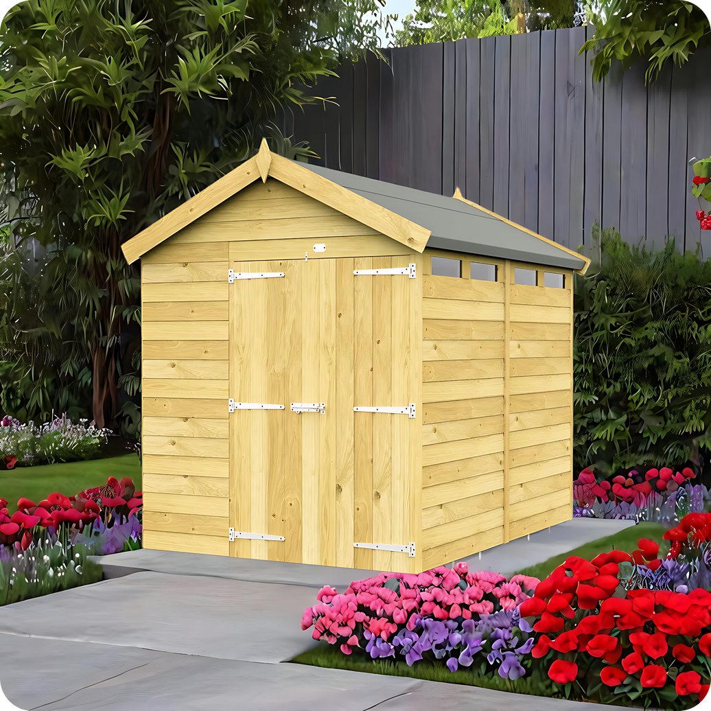 4ft Apex Security Shed