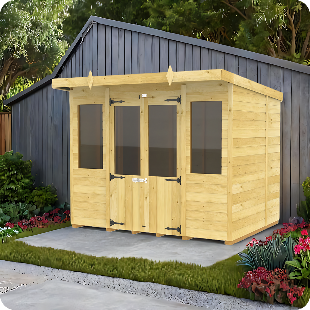 8ft Pent Summer House