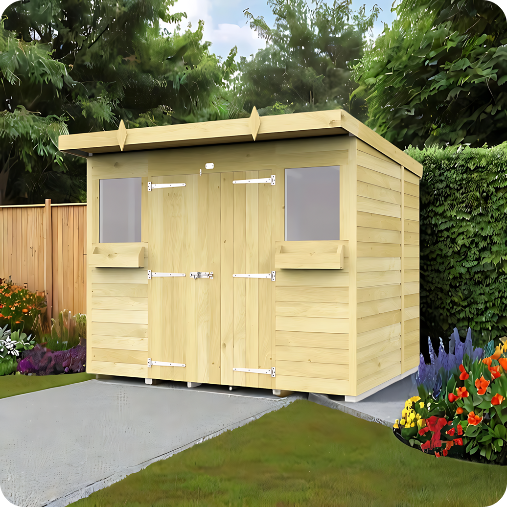 5ft Pent Summer Shed