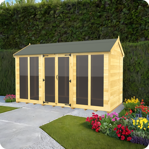 5ft Apex Summer House (Full Height Window)
