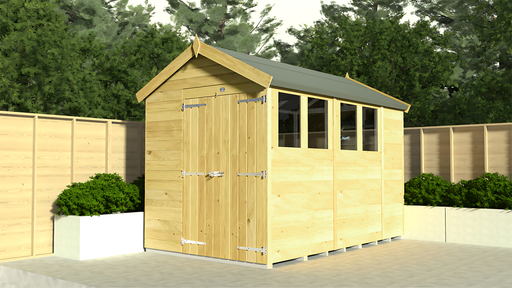 7ft x 17ft Apex Shed