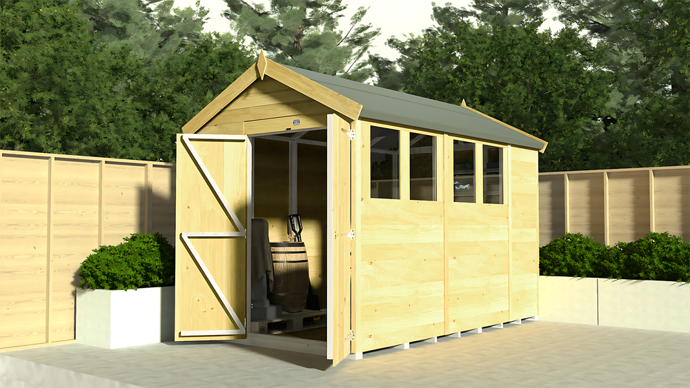 6ft x 4ft Apex Shed