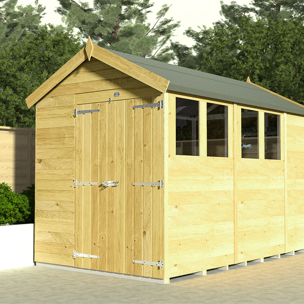 4ft x 4ft Apex Shed
